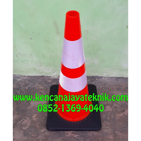 Kerucut Lalu Lintas - Traffic Rubber Cone - Keamanan Jalan Kendaraan
