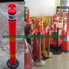 Rubber Stick Cone - Delineator Pembatas Parkir - Keamanan Jalan Kendaraan 1