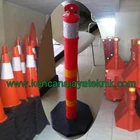 Rubber Stick Cone - Delineator Pembatas Parkir - Keamanan Jalan Kendaraan 3